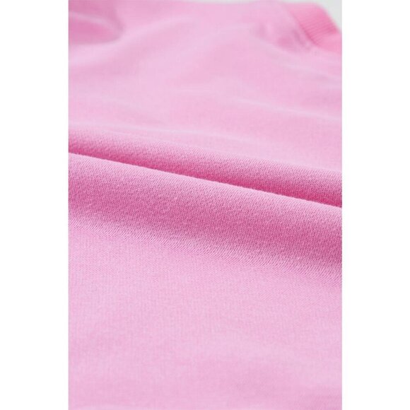 NWT AMELIA BUBBLEGUM PINK PEARL CREWNECK SWEATER - Picture 16 of 16